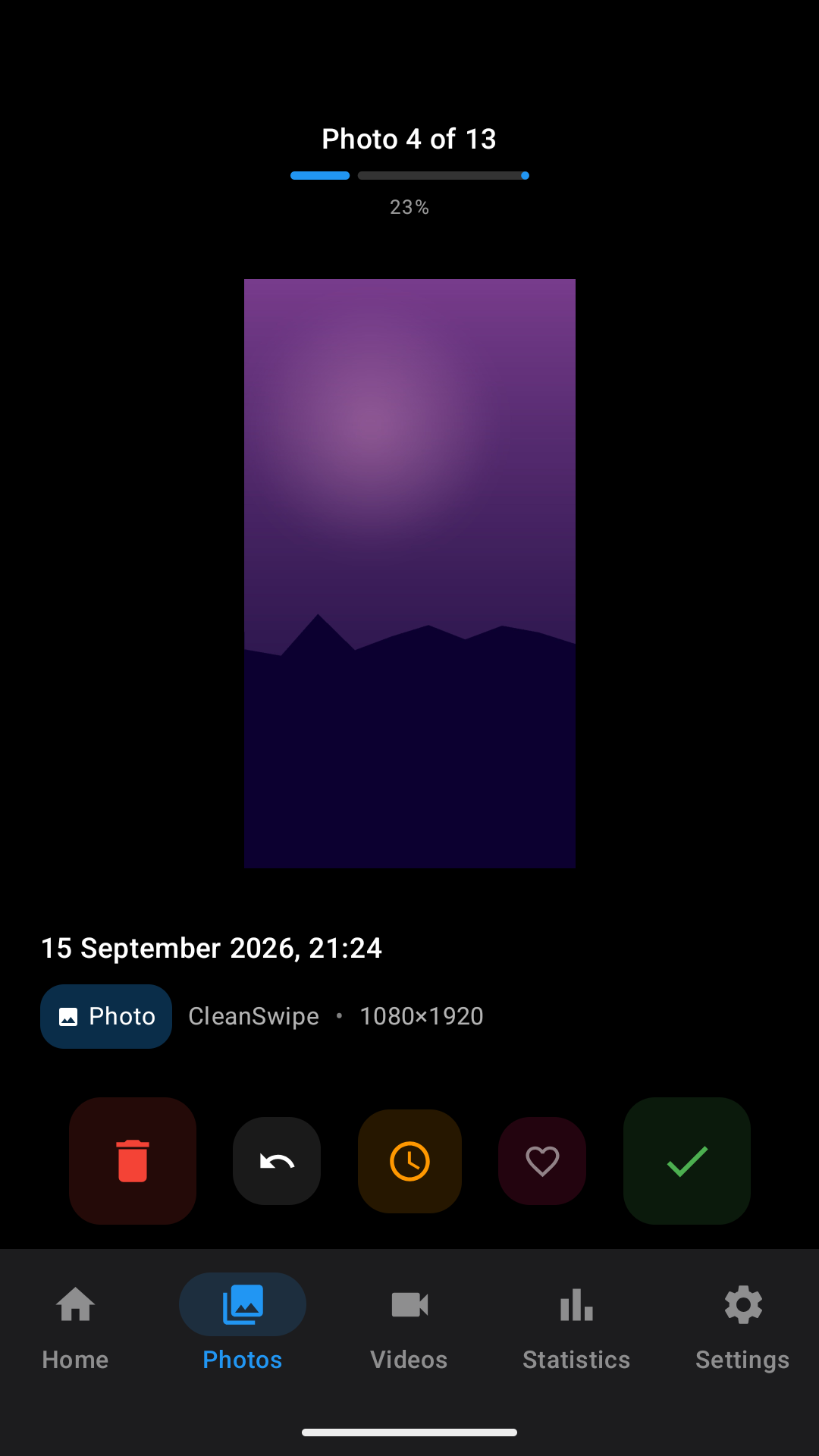 CleanSwipe — Clear your camera roll, one photo at a time